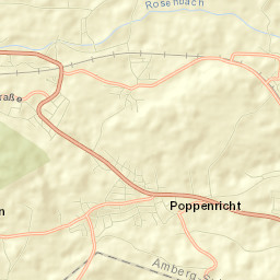 Poppenricht Street Map