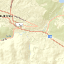 Boskovice Street Map