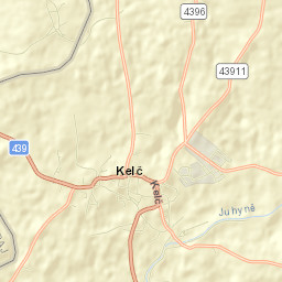 Kelč Street Map
