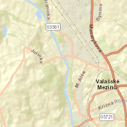 Valašské Meziříčí Street Map
