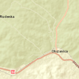 Olszanica Street Map