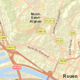 Mont-Saint-Aignan Street Map