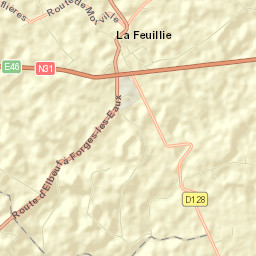 La Feuillie Street Map