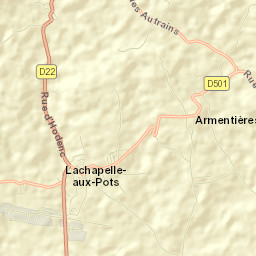 Lachapelle-aux-Pots Street Map