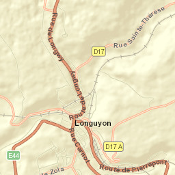 Longuyon Street Map