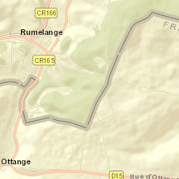 Rumelange Street Map