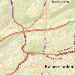 Kaiserslautern Street Map
