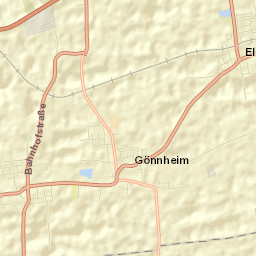 Ellerstadt Street Map