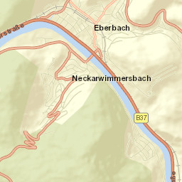 Eberbach Street Map
