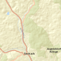 Seckach Street Map