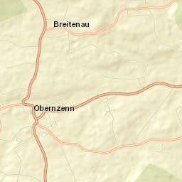 Obernzenn Street Map