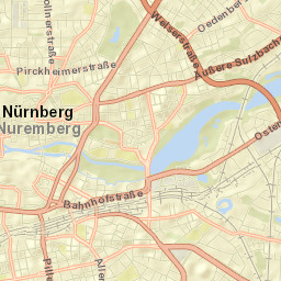 Nürnberg Street Map