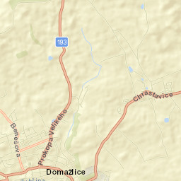 Domažlice Street Map