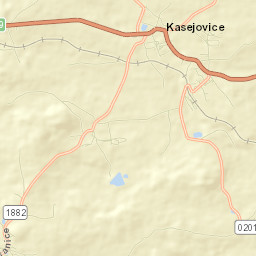 Kasejovice Street Map