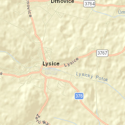Lysice Street Map