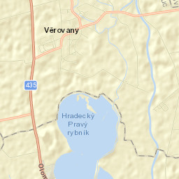 Věrovany Street Map