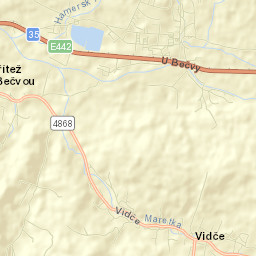 Vidče Street Map
