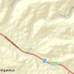 Dolní Bečva Street Map