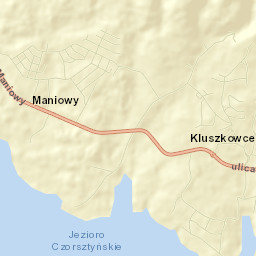 Kluszkowce Street Map