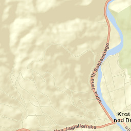 Krościenko nad Dunajcem Street Map