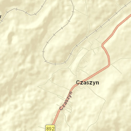 Czaszyn Street Map