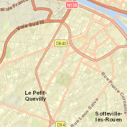 Le Petit-Quevilly Street Map