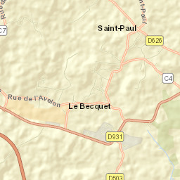 Saint-Paul Street Map