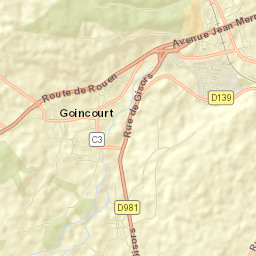 Goincourt Street Map