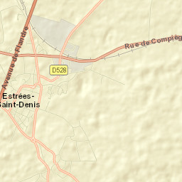 Estrées-Saint-Denis Street Map