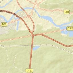 Choisy-au-Bac Street Map