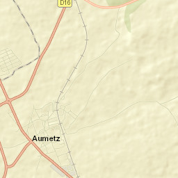 Aumetz Street Map
