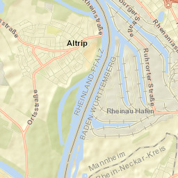 Altrip Street Map