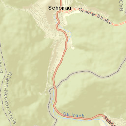 Schönau Street Map