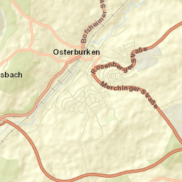 Osterburken Street Map
