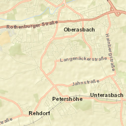 Oberasbach Street Map