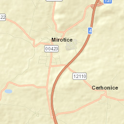 Mirotice Street Map