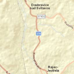 Doubravice nad Svitavou Street Map