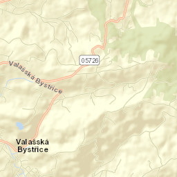 Valašská Bystřice Street Map