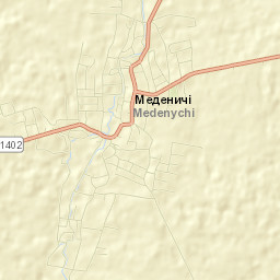 Medenychi Street Map