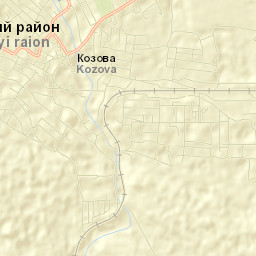Kozova Street Map
