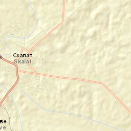 Skalat Street Map