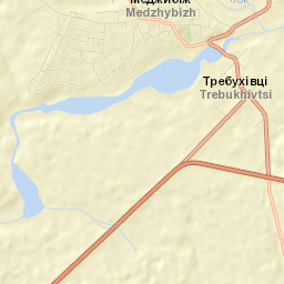 Medzhybizh Street Map