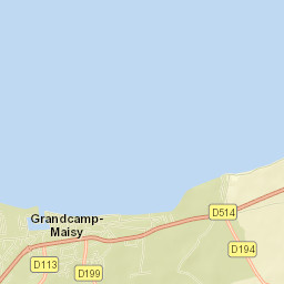 Grandcamp-Maisy Street Map
