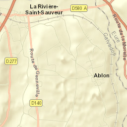 Ablon Street Map