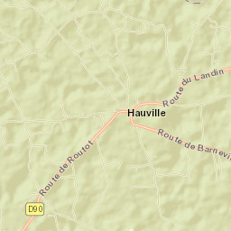 Hauville Street Map