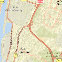 Le Grand-Quevilly Street Map