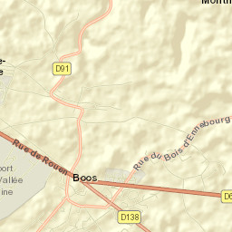 Boos Street Map