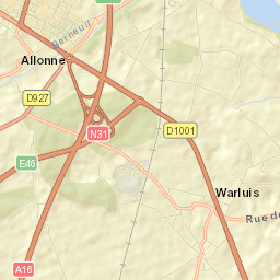 Allonne Street Map