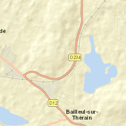 Bailleul-sur-Thérain Street Map