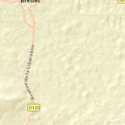 Bresles Street Map